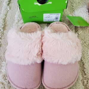 Crocs Unisex Classic Luxe Lined Slippers Rose Dust